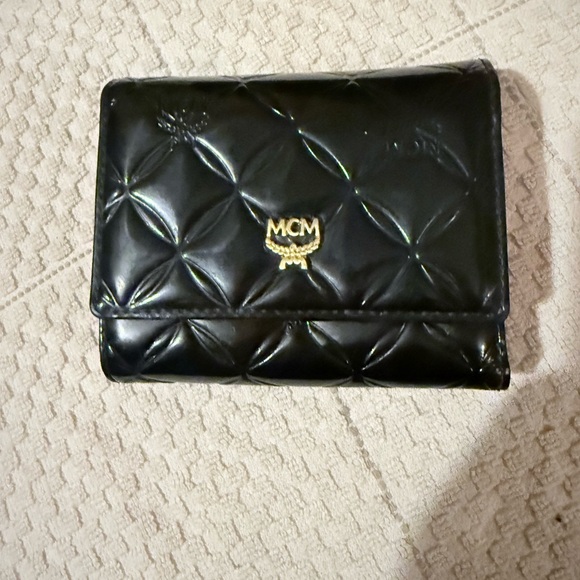 MCM Black Quilted Wallet - Picture 4 of 9